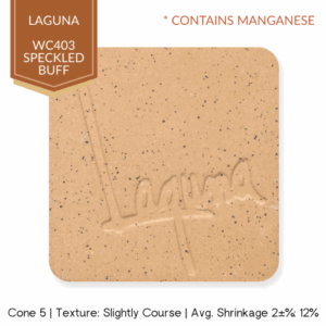 Laguna Clay WC-403 Speckled Buff