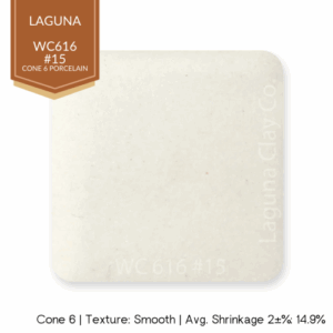 Laguna Clay WC-616 #15 Porcelain