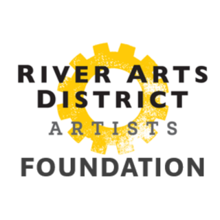 River Arts District Artists Foundation logo, sponsor