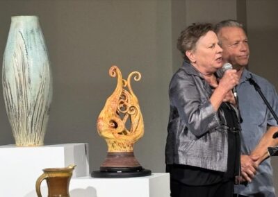 The Shape of Resilience Fundraising event photo 9, Sarah Wells Rolland and George Rolland