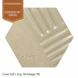 KYMudworks Iceman w/ Grog Clay Sample Image
